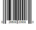 Barcode Image for UPC code 026508209080