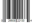 Barcode Image for UPC code 026508221334