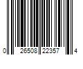 Barcode Image for UPC code 026508223574