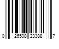 Barcode Image for UPC code 026508233887