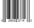 Barcode Image for UPC code 026508237168