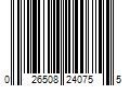 Barcode Image for UPC code 026508240755