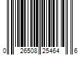 Barcode Image for UPC code 026508254646