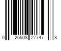 Barcode Image for UPC code 026508277478