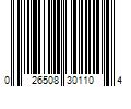 Barcode Image for UPC code 026508301104