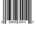 Barcode Image for UPC code 026508309100