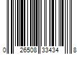 Barcode Image for UPC code 026508334348