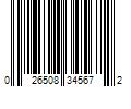 Barcode Image for UPC code 026508345672