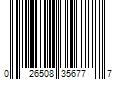 Barcode Image for UPC code 026508356777