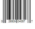 Barcode Image for UPC code 026509043577