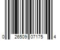 Barcode Image for UPC code 026509071754