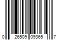 Barcode Image for UPC code 026509093657