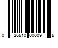 Barcode Image for UPC code 026510000095