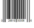 Barcode Image for UPC code 026518000066