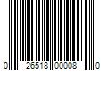 Barcode Image for UPC code 026518000080