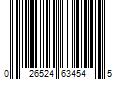 Barcode Image for UPC code 026524634545