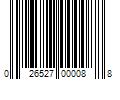 Barcode Image for UPC code 026527000088