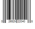 Barcode Image for UPC code 026529220408