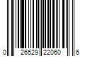 Barcode Image for UPC code 026529220606