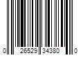 Barcode Image for UPC code 026529343800