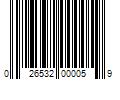 Barcode Image for UPC code 026532000059