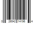 Barcode Image for UPC code 026542141964