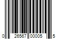 Barcode Image for UPC code 026567000055