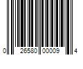 Barcode Image for UPC code 026580000094