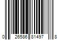 Barcode Image for UPC code 026586814978