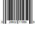 Barcode Image for UPC code 026602119599