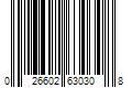 Barcode Image for UPC code 026602630308