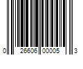 Barcode Image for UPC code 026606000053