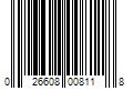 Barcode Image for UPC code 026608008118