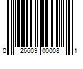 Barcode Image for UPC code 026609000081