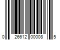 Barcode Image for UPC code 026612000085