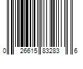 Barcode Image for UPC code 026615832836