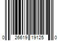 Barcode Image for UPC code 026619191250