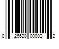 Barcode Image for UPC code 026620000022