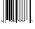 Barcode Image for UPC code 026620000053