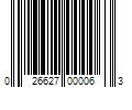 Barcode Image for UPC code 026627000063