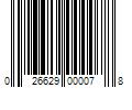 Barcode Image for UPC code 026629000078