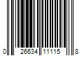 Barcode Image for UPC code 026634111158