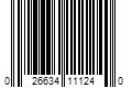 Barcode Image for UPC code 026634111240