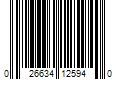 Barcode Image for UPC code 026634125940