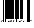 Barcode Image for UPC code 026634150720