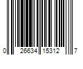 Barcode Image for UPC code 026634153127