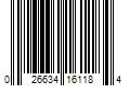 Barcode Image for UPC code 026634161184