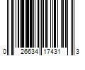 Barcode Image for UPC code 026634174313