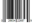 Barcode Image for UPC code 026634226579