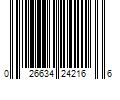 Barcode Image for UPC code 026634242166